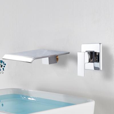 China New Design Wall Mounted Basin Faucet Metered Luxury Taps 2022 for sale