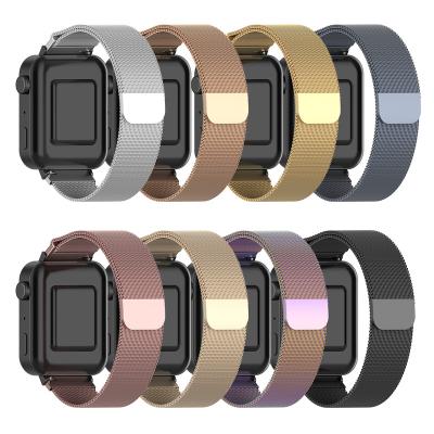 China New Stainless Steel Strap 18mm Watch Bands For Xiaomi MI Band Metal Strap Milanese Strap Smart Watch Steel Band For MI Watch Band for sale