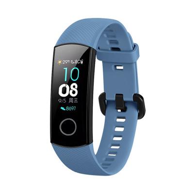 China Silicone Rubber Watch Band For Huawei Honor Band 4 Fitness Tracker Replacement Watch Band Sports Wristband Bracelet for sale