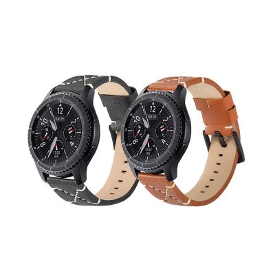 China Leather Watchband Quick Release Watch Strap For Samsung Galaxy Watch Band 22mm 46mm 42mm For Galaxy Watch 2 Active for sale