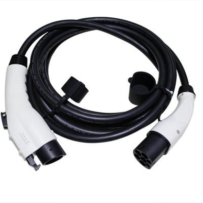 China Type 1 to type - 2 32A 5 meters charging leads for EV cable type 1 EV type - 2 16A wire j1772 62196 type 1 to type2 EV charging cable for sale