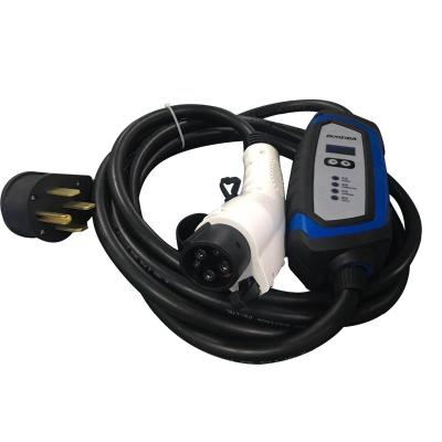 China 10A Duosida IP65 32A portable ev charger adjustable with adjustable current function CE certification for sale