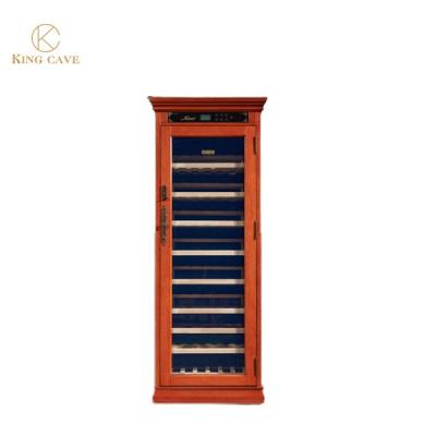 China Wooden Luxury Wine Refrigerators Wine Cooler Cabinet Constant Temperature for sale