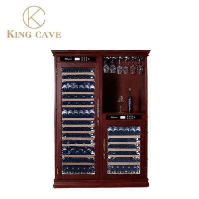 Chine Améliorez votre stockage de vin avec notre armoire à vin à double zone à vendre