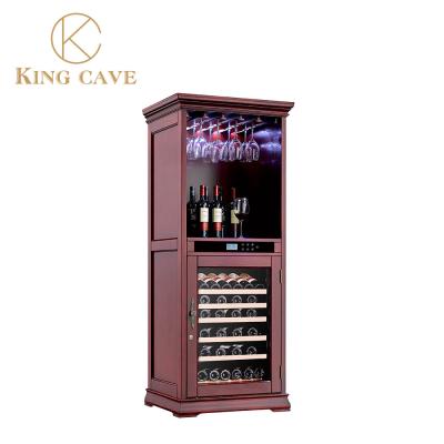 China Unique Kitchen Glass Door Electric Wine Coolers With Smart Temperature Control System for sale