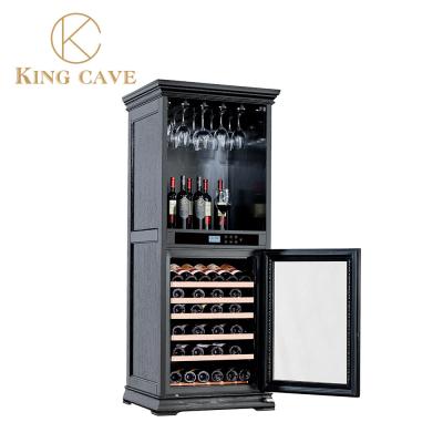 China Wine Cooler Box Home Wine Bar Display Fridge 	Kitchen Wine Cooler With Door for sale