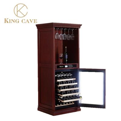 China Hotel Restaurant Wine Liquor Display Bar Fridge Remote Control LED Kitchen Wine Cooler for sale