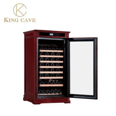 China 50 To 80% Humidity Wine Connoisseurs Wine Cooler And Cabinet Low Noise for sale