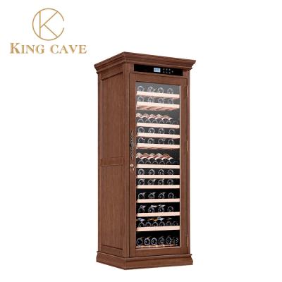 China 16 Years Wine Cabinet And Fridge With LED Lights Temperature Control for sale