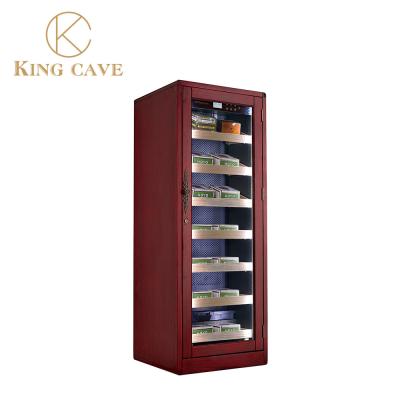 China Comercial Humidor de madera con cerradura gabinete Reagan Humidor nevera de vino en venta