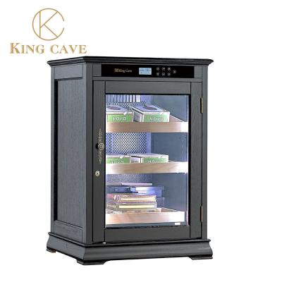 China Smoke Store Sigaren Display Humidor Met Intelligente Thermostaatsysteem Te koop