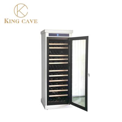 China LED Touch Screen Display Wine Cooler Cabinet Constant Temperature Thermoelectric Cooling for sale