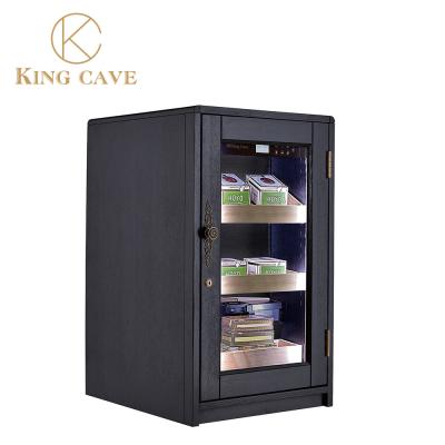 China Electric Humidor Cigar Cooler Humidifier With Humidity And Temperature Display for sale