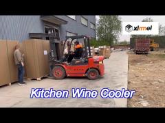 professional kitchen wine cooler commercial electric single zone compressor