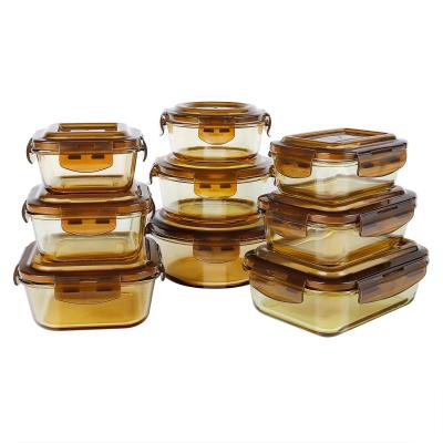 China Baby Food Glass Container Set Freshness Preservation Food Bottle Container Glass-Glass Food for sale