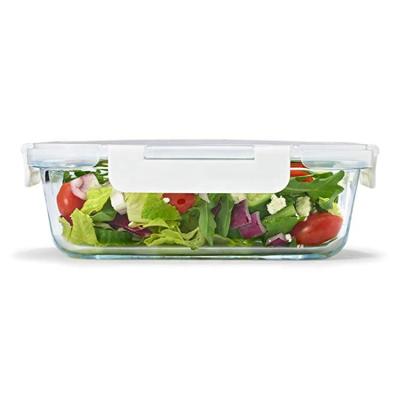 China Airtight Freshness Preservation Kitchen Food Storage Container Glass Food Storage Container for sale