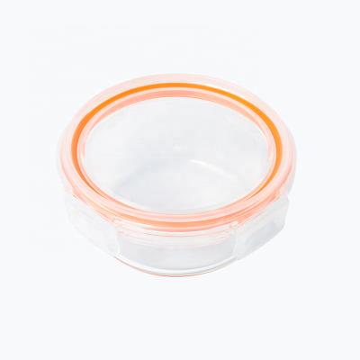 China Freshness Preservation High Borosilicate Round Lunch Box Glass Food Different Size Airtight Storage Boxes for sale