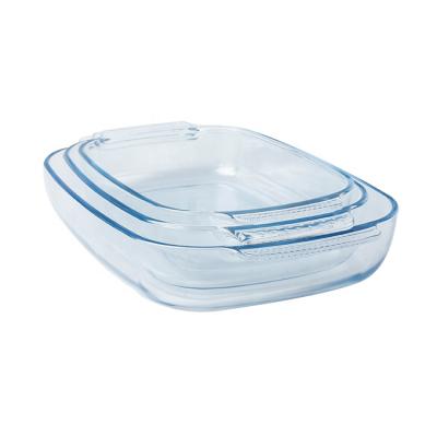 China Disposable Glass Bakeware Set Bakeware With Cover Silicone Bakeware Cake Mold for sale