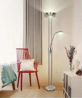 China With High Quality Adjustable Side Arm Reading Lamp Side Arm Reading Lamp Stand Decorative Led Floor Lamp for sale