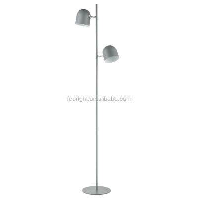 China Modern Modern Two Head Floor Lamp Iron Floor Lamp Light Position Lamp For Living Room for sale