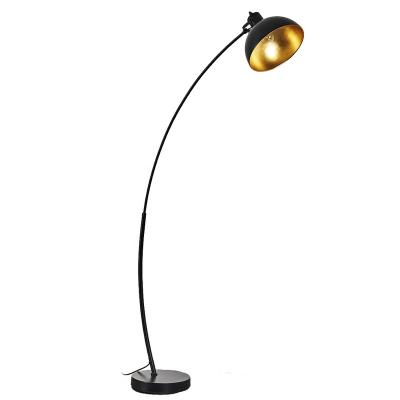 China Modern Modern Marble Low Arc Standing Floor Lamp For Living Room Led Floor Lamp for sale