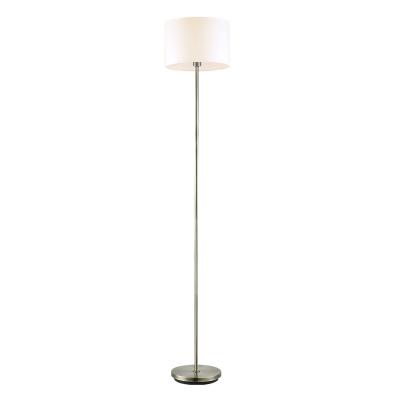 China Modern Wholesale Simple Nodic E27 Halogen Bulbs Fabric 60W Max Floor Lamp For Living Room for sale