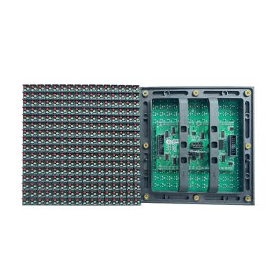 China Buildings Socket P10 Outdoor Single Red Straight LED Display Module Door Straight Billboard High Quality for sale