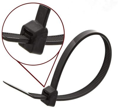 China Size quality; Anti-skid stop; Assets; Self-locking cable tie 3.6 * 300 self-locking cable tie made of PA66 size nylon material quality; anti-skid stop; sustainable; auto-locking clip for sale