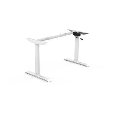 China Modern Single Engine Sit To Stand Home Office Furniture Lift Table Anti-collision Desk for sale