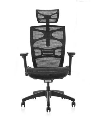 China Adjustable Modern Human Mesh Swivel Adjustable Modern Human Mesh Boss Extended Chair Staff Swivel Task Office Back Office Separation Workstation Medium Task Chair for sale