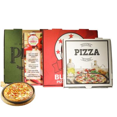 China Recycled Materials Manufacturers Pizza Box Wholesale Custom Design Pizza Boxes With Logo for sale