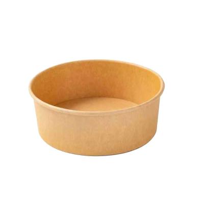 China Greaseproof Food Grade Custom Printed Wrapping Paper Disposable Paper Bowl Salad Bowl for sale