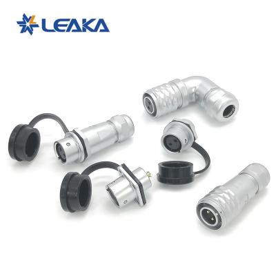 China SF12 Power Series 2 3 4 5 Pins IP67 Metal Connector Industrial Camera Electrical Wire Connector Push Pull Tube for sale