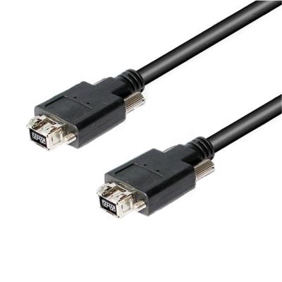 China DV IEEE 9pin Firewire 9pin 1394 Male to 1394 Male Industrial Camera Cable for sale