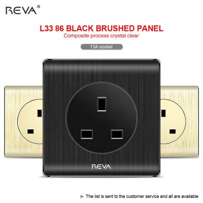 China L33 Gold BLACK 13A Residential / General Purpose Socket for sale