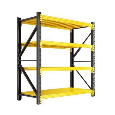 China Customized Colour Medium Duty Warehouse Rack / Medium Duty Storage Rack with Adjustable Features for sale