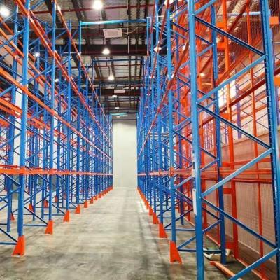 China Q235B Steel Heavy Duty Warehouse Racking ，Pallet Racking System Customized for sale