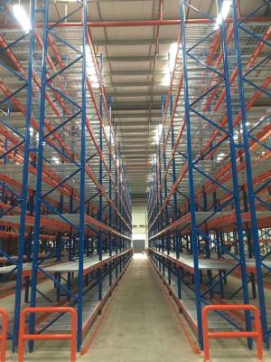 China Warehouse Pallet Storage Rack with Post Guardrails Heavy Duty Rack Shelving System zu verkaufen