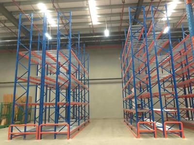 China Warehouse Vna Racking System , Very Narrow Aisle Racking 1200x800 1200x1000mm for sale