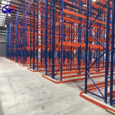 China Customized Narrow Aisle Racking System 1000-4500kg For Palletized Goods for sale