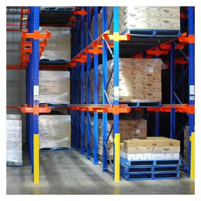 China Heavy Duty Warehouse Storage Steel Drive In Racking With CE ISO Certificate zu verkaufen