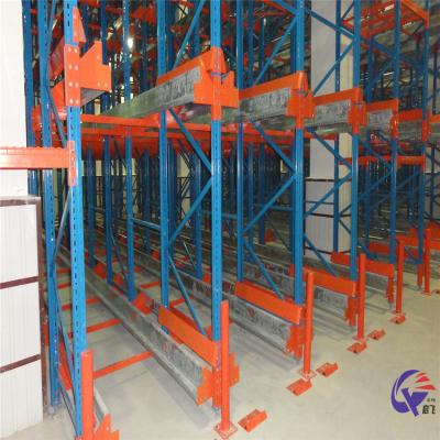 China High Density Warehouse Racking Radio Shuttle Racking Remote Controlled for sale