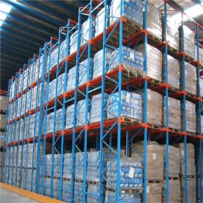 China Industrial Warehouse Storage Drive-in Racking Of Multiple Layers By For Pallet Racking zu verkaufen