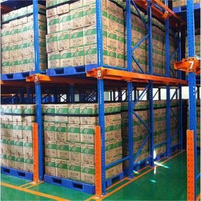 China Sturdy Powder Coated Customized Drive In Rack Shelf For Closed Open Warehouse Storage zu verkaufen