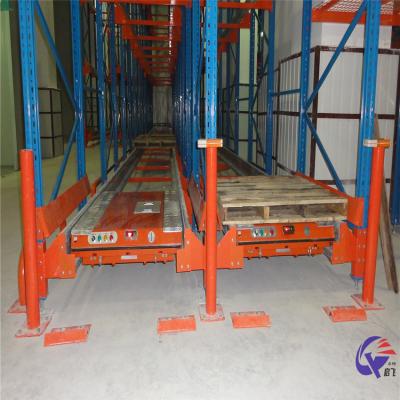 中国 Customized Heavy Duty Load 1000-1500kg Adjustable Radio Storage Pallet Shuttle Racking 販売のため