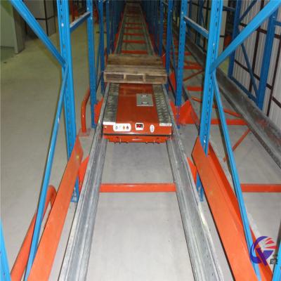 China Revolutionize Space Management with High Density Storage Radio Shuttle Pallet Racking en venta