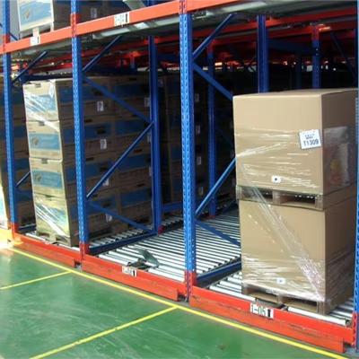 China Package Gross Weight 100.000kg Cold Steel Boltless Flow Rack For Warehouse Storage for sale