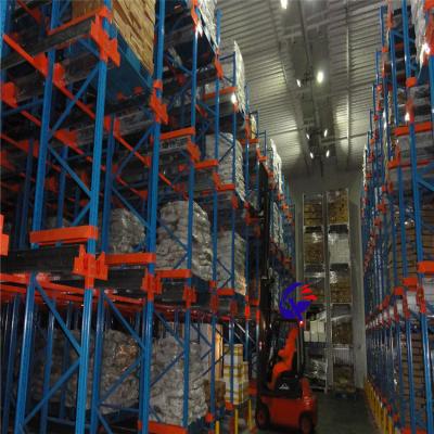 中国 2000kg Loading Capacity Industry Automated Warehouse Storage Shuttle Pallet Racking 販売のため