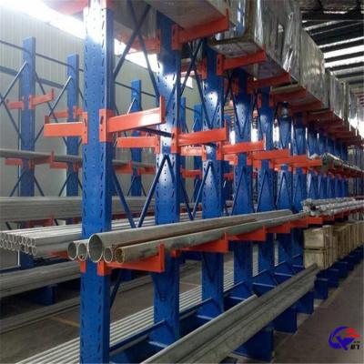 China Heavy Load Steel Storage Systems Cantilever Warehouse Racking With Adjustable Level for sale