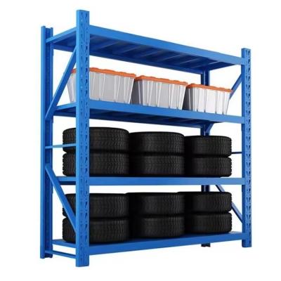 China Medium Duty Racks Shelves For Warehouse Logistic Center Made Of Customized Steel zu verkaufen